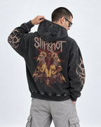 Slipknot - People = Shit Sigil - Acid Wash Hoodie