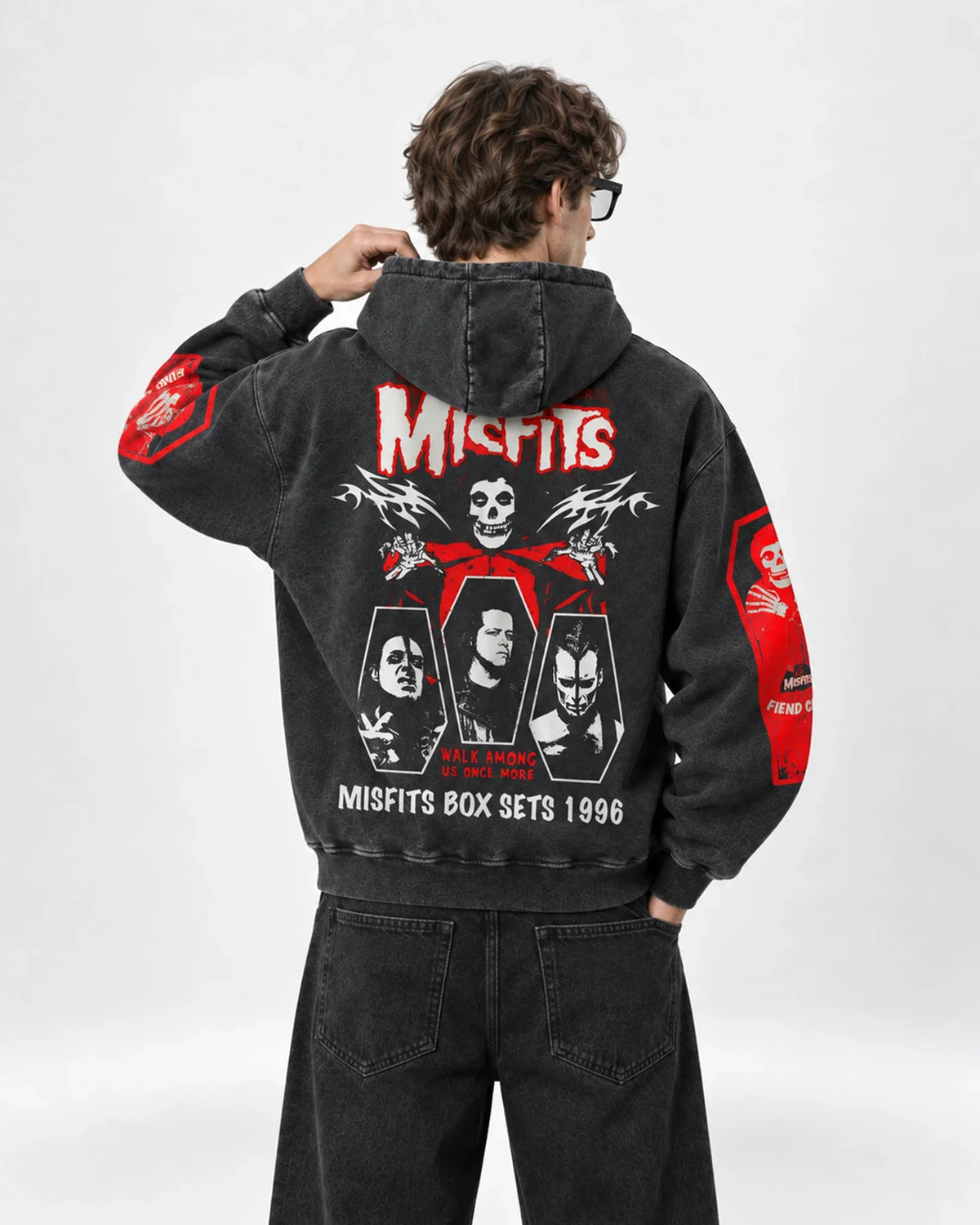 Misfits Legacy Of Brutality - Acid Wash Hoodie