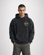 Demon slayer acid wash hoodie