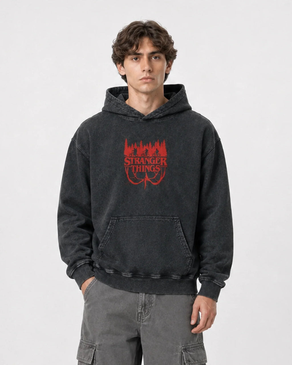Stranger Things 1984 Red Signal Hoodie