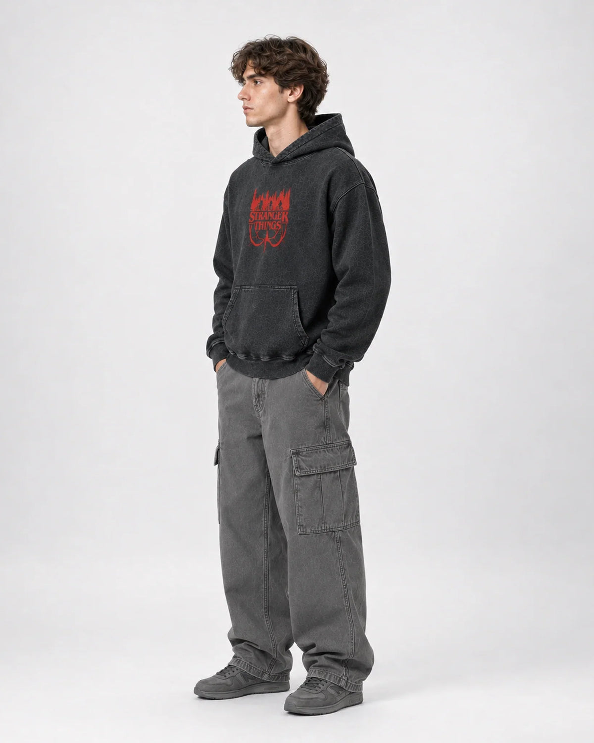 Stranger Things 1984 Red Signal Hoodie