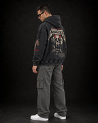 Metallica Electric Thrash Omen - Acid Wash Hoodie