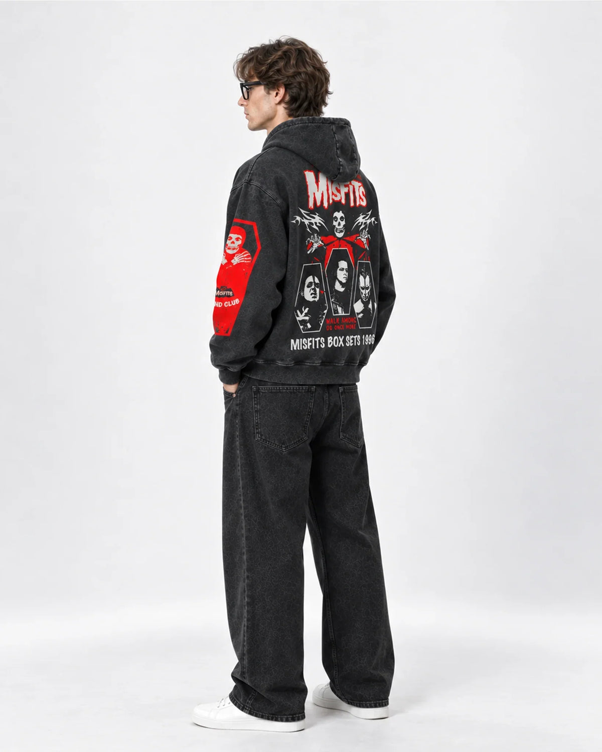 Misfits Legacy Of Brutality - Acid Wash Hoodie