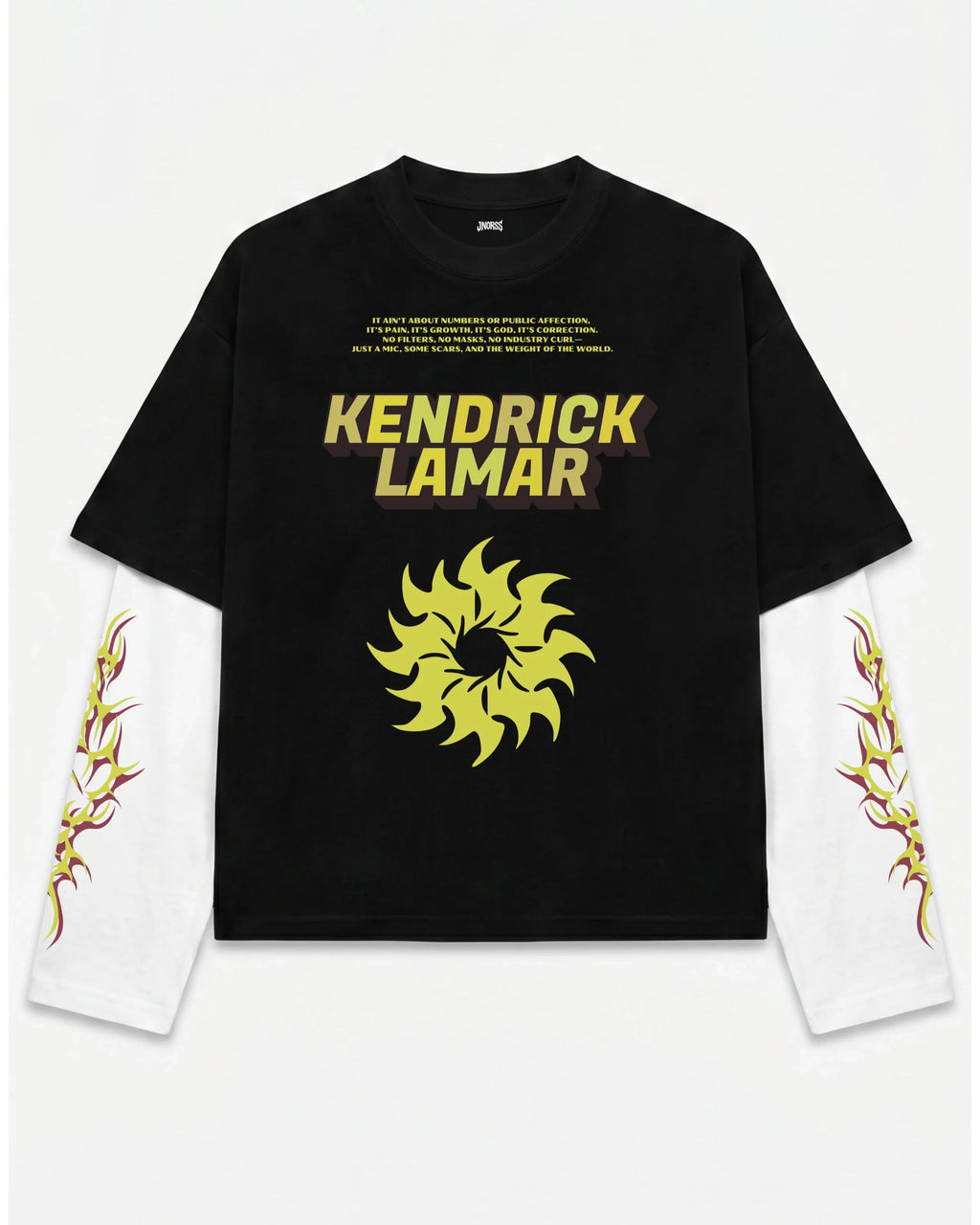 Kendrick 02 Designed Oversized Long Sleeve Tee