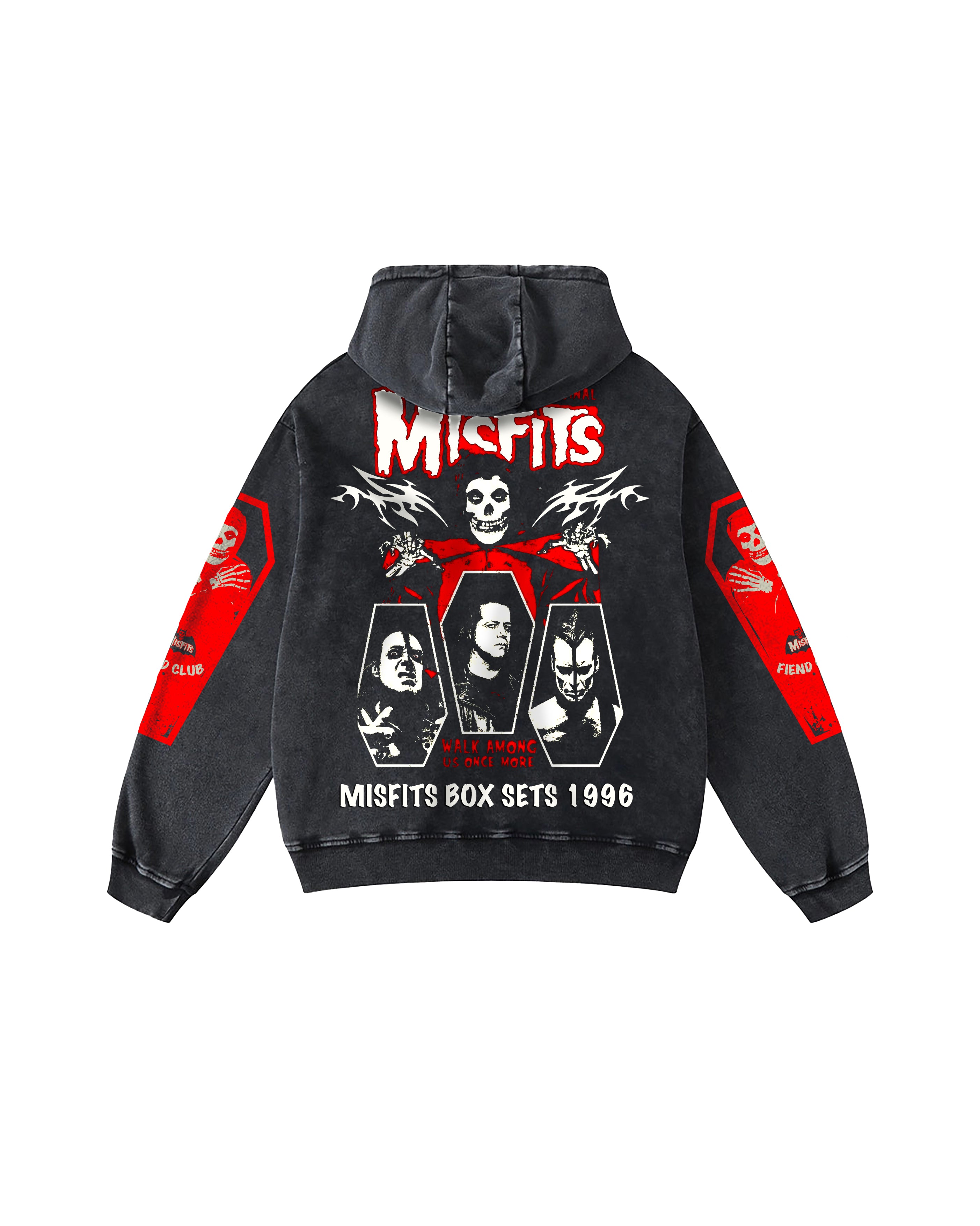 Misfits Legacy Of Brutality - Acid Wash Hoodie