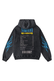 Nirvana Nevermind Youth Decay – Acid Wash Hoodie
