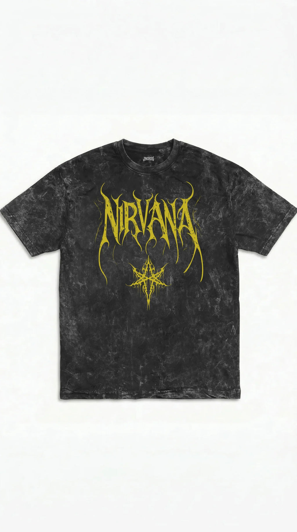 Nirvana Grunge Rebellion Acid Wash Tee