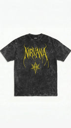 Nirvana Grunge Rebellion Acid Wash Tee