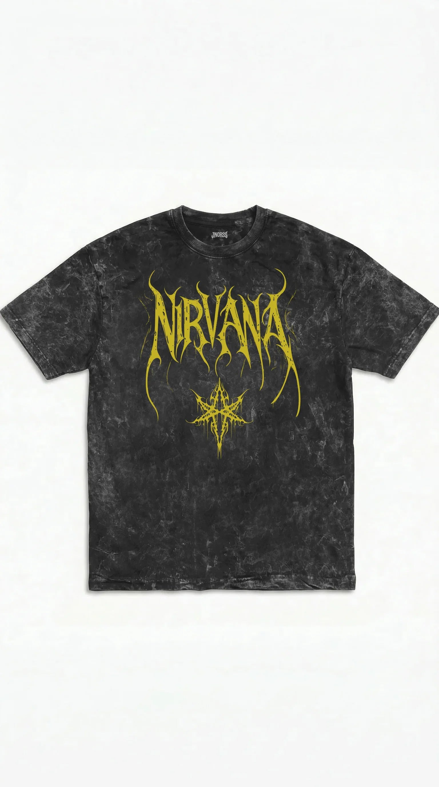 Nirvana Grunge Rebellion Acid Wash Tee