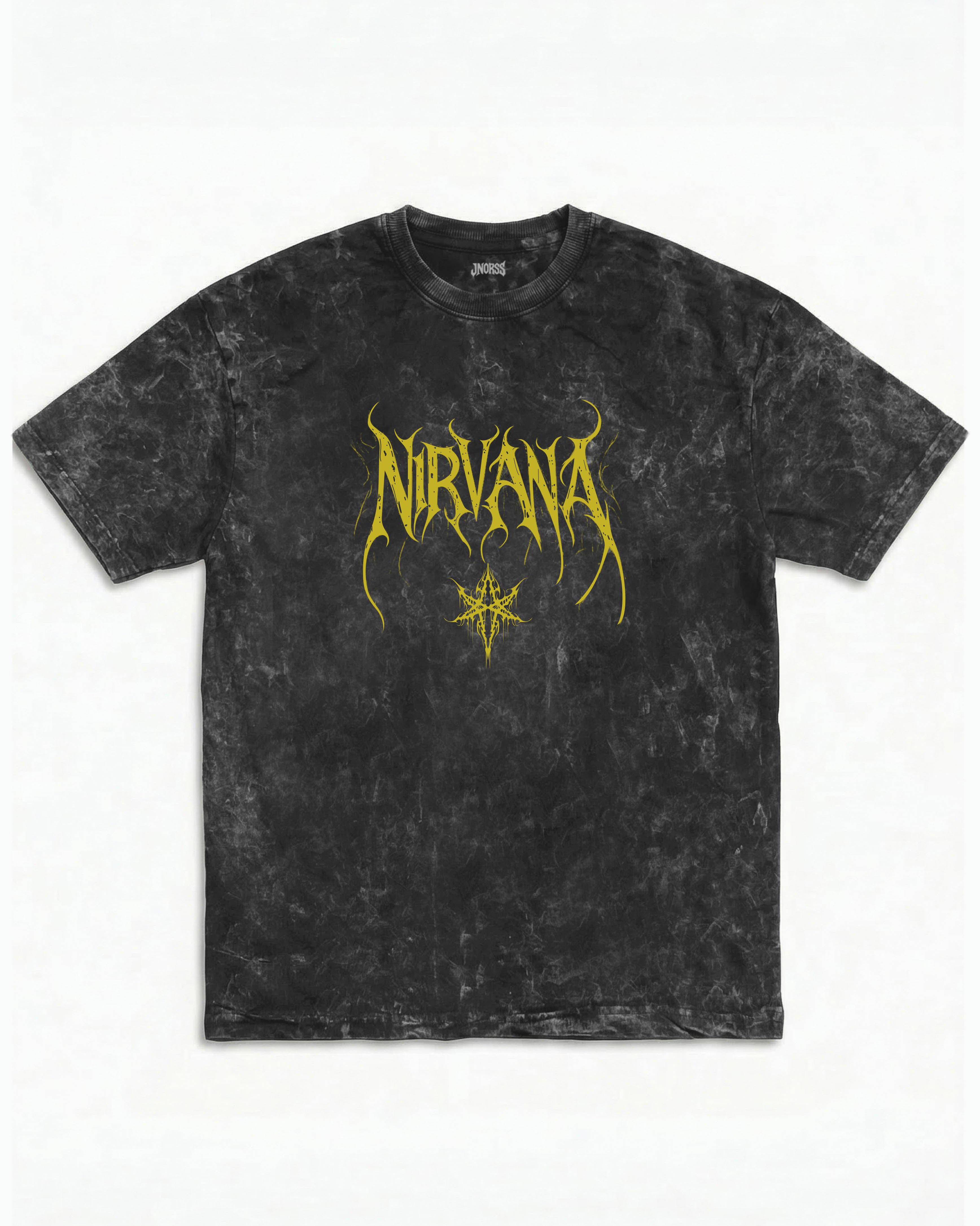 Nirvana Grunge Rebellion Acid Wash Tee