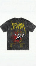 Nirvana Grunge Rebellion Acid Wash Tee