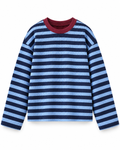 Blue Hour Striped Oversized Tee