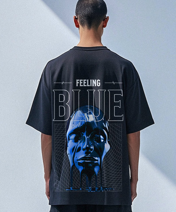 Feeling Blue Men's oversized T-shirt - Jnorss