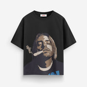 Rebel Smoke Graphic oversized T-shirt - Jnorss