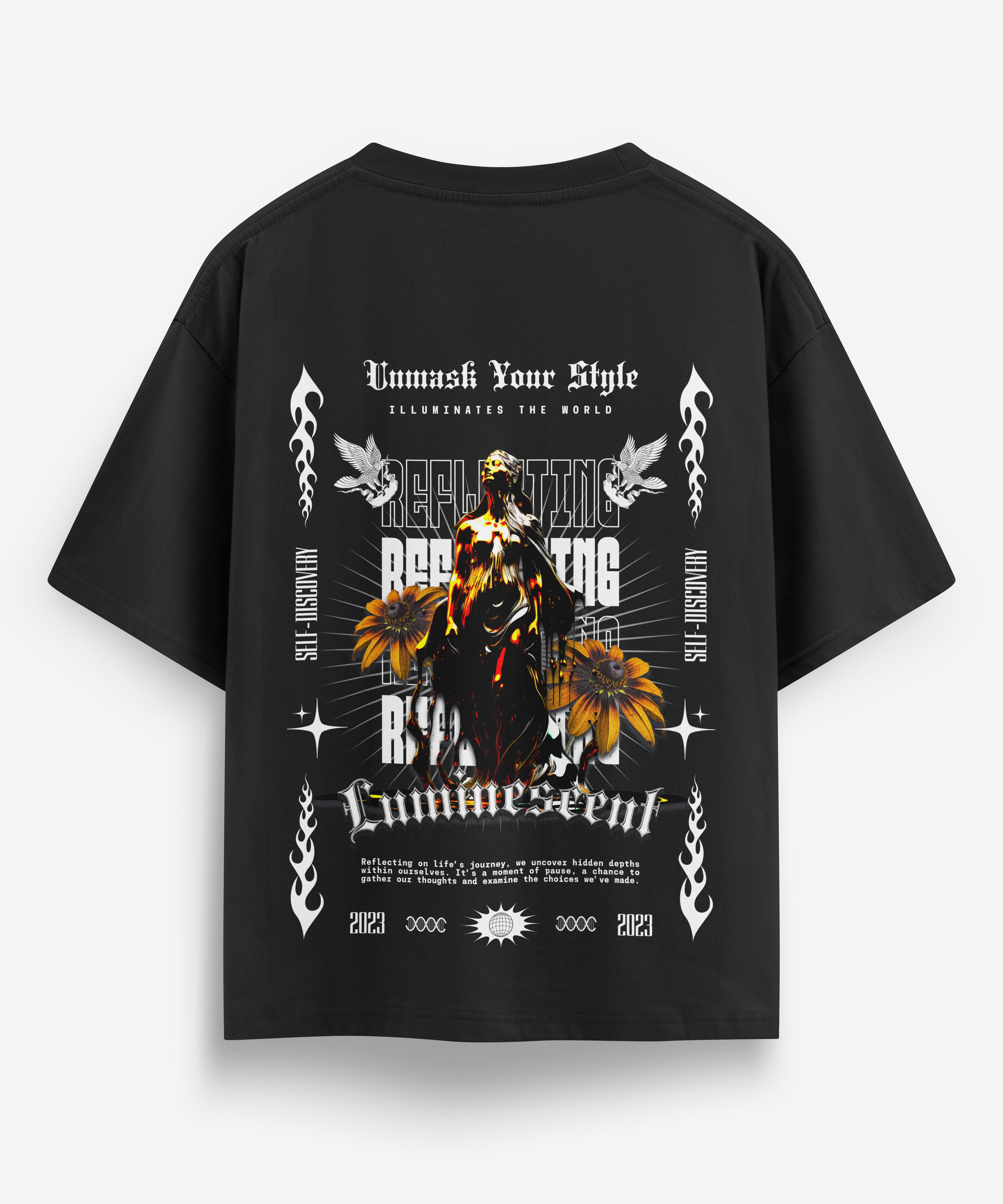 Reflecting Oversized T-shirt - Jnorss
