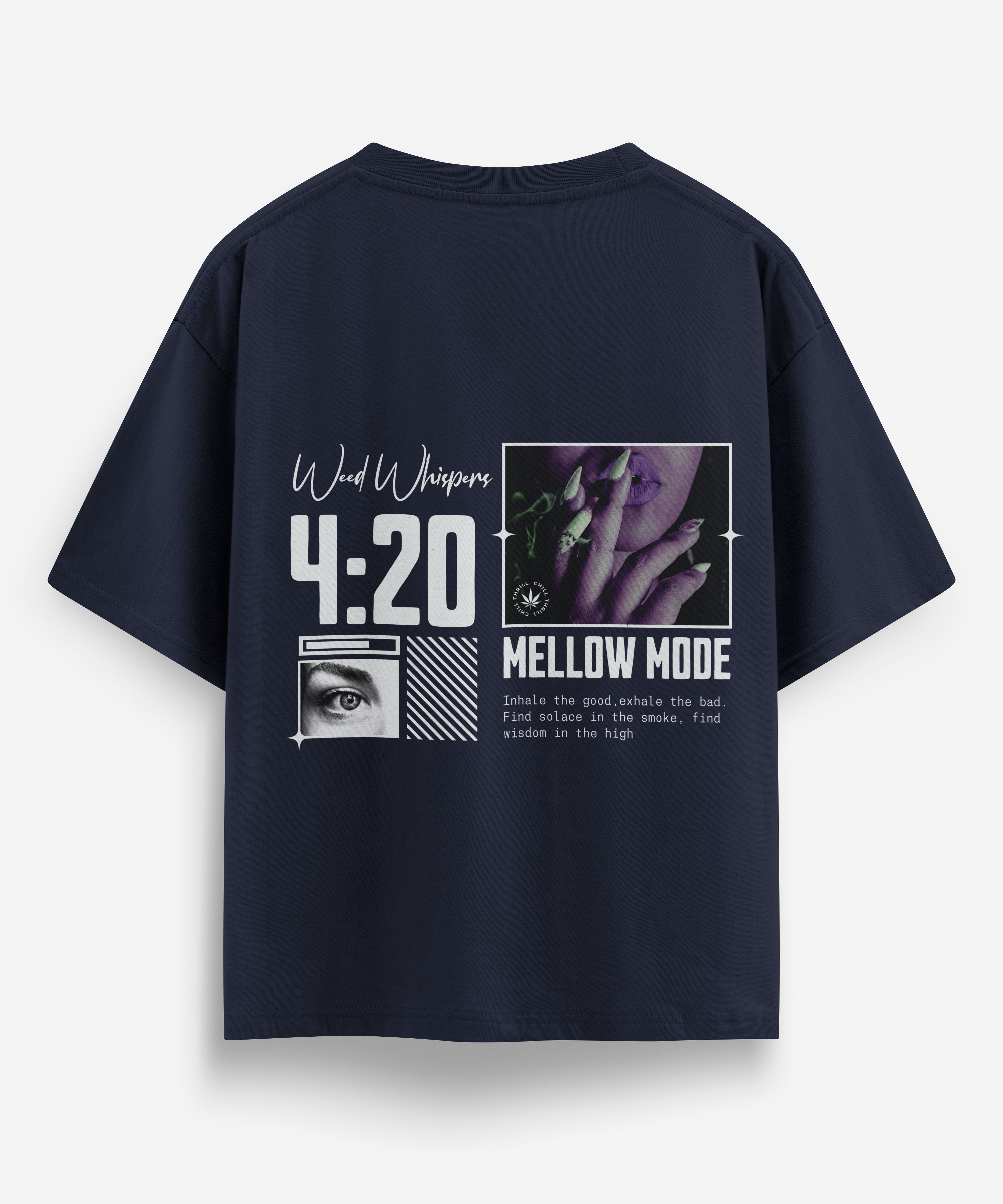 Weed Whispers Oversized T-shirt - Jnorss