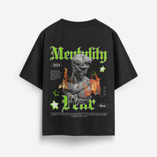 Mentality Fear Oversized T-shirt - Jnorss