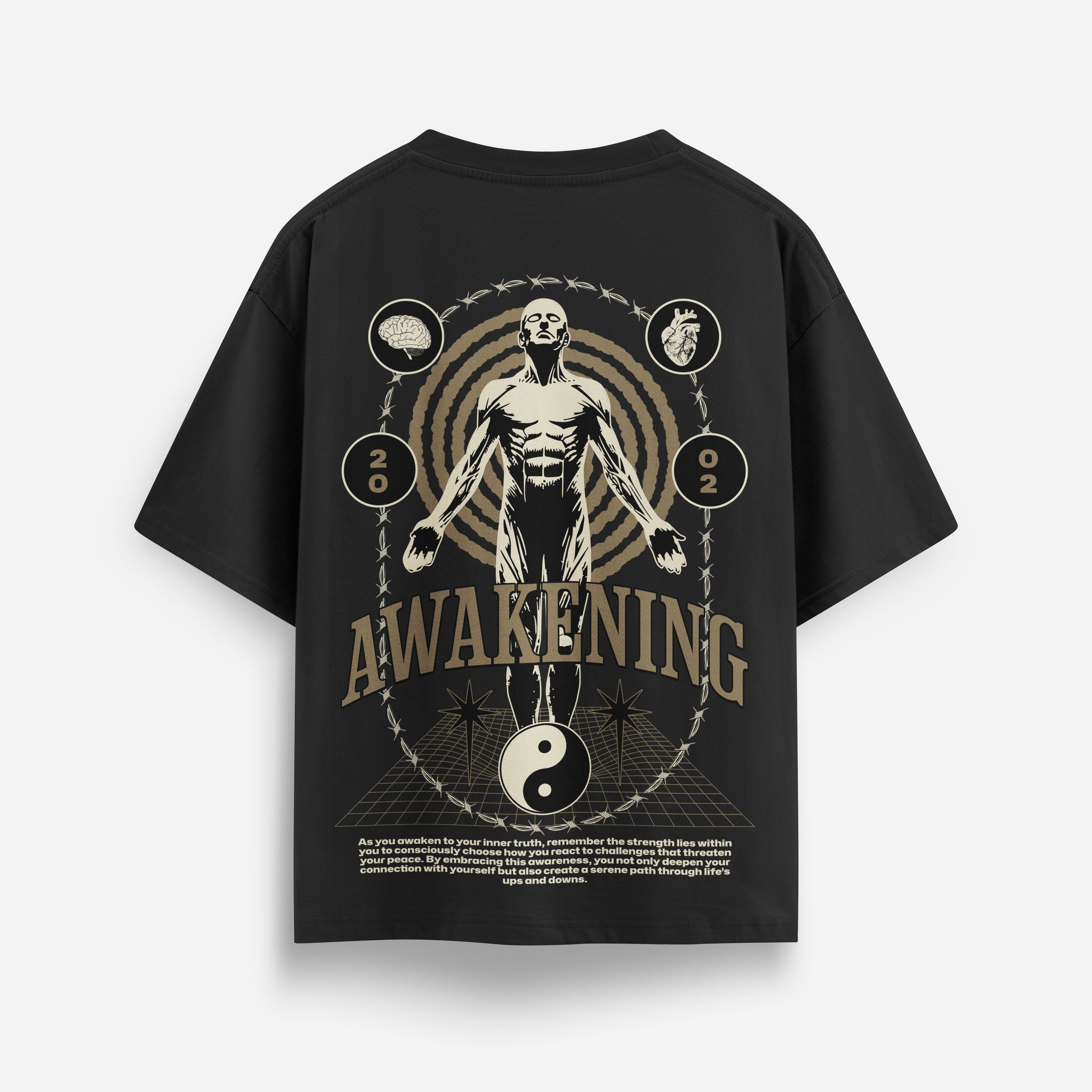 Awakening Oversized T-shirt - Jnorss