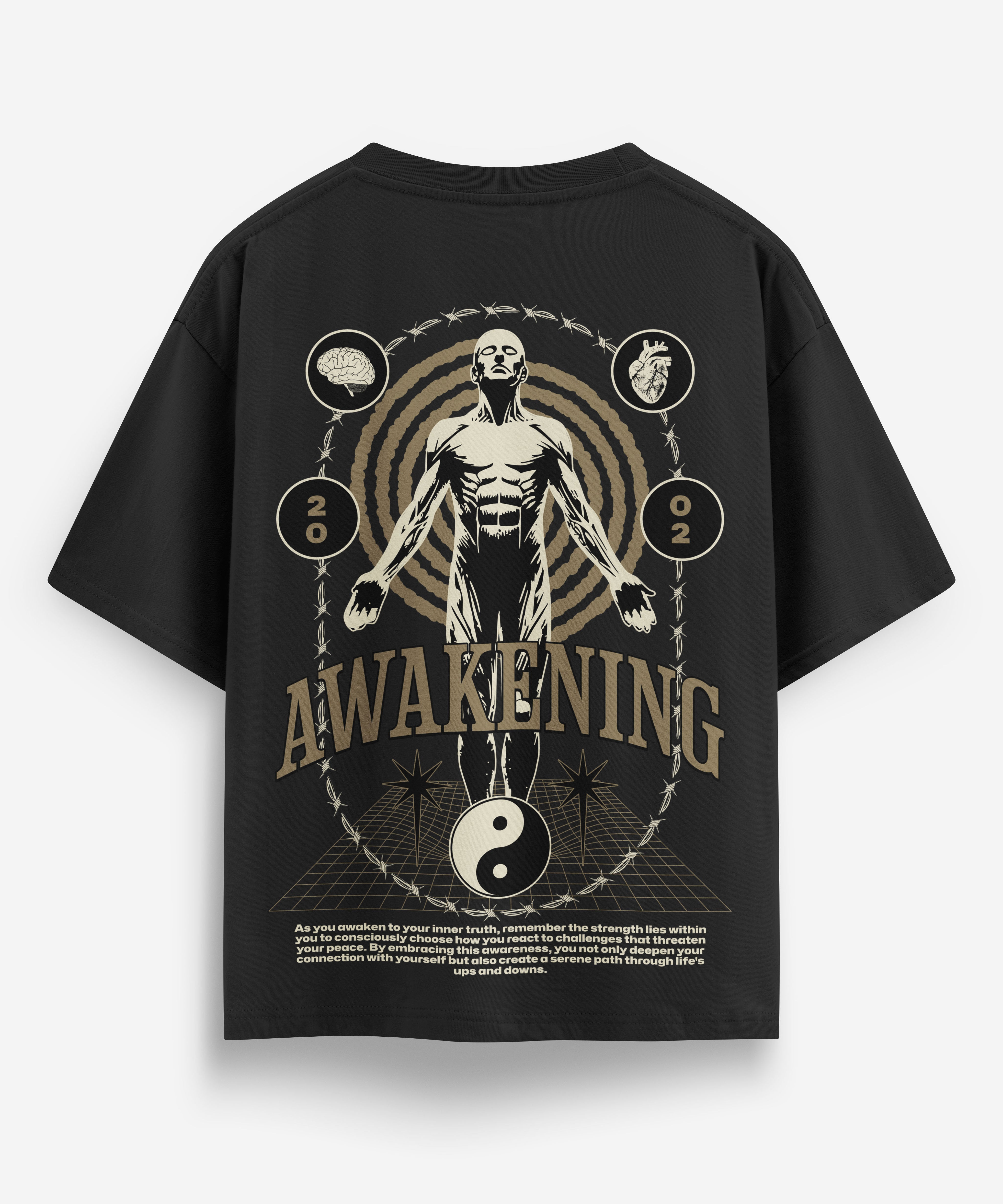 Awakening Oversized T-shirt - Jnorss