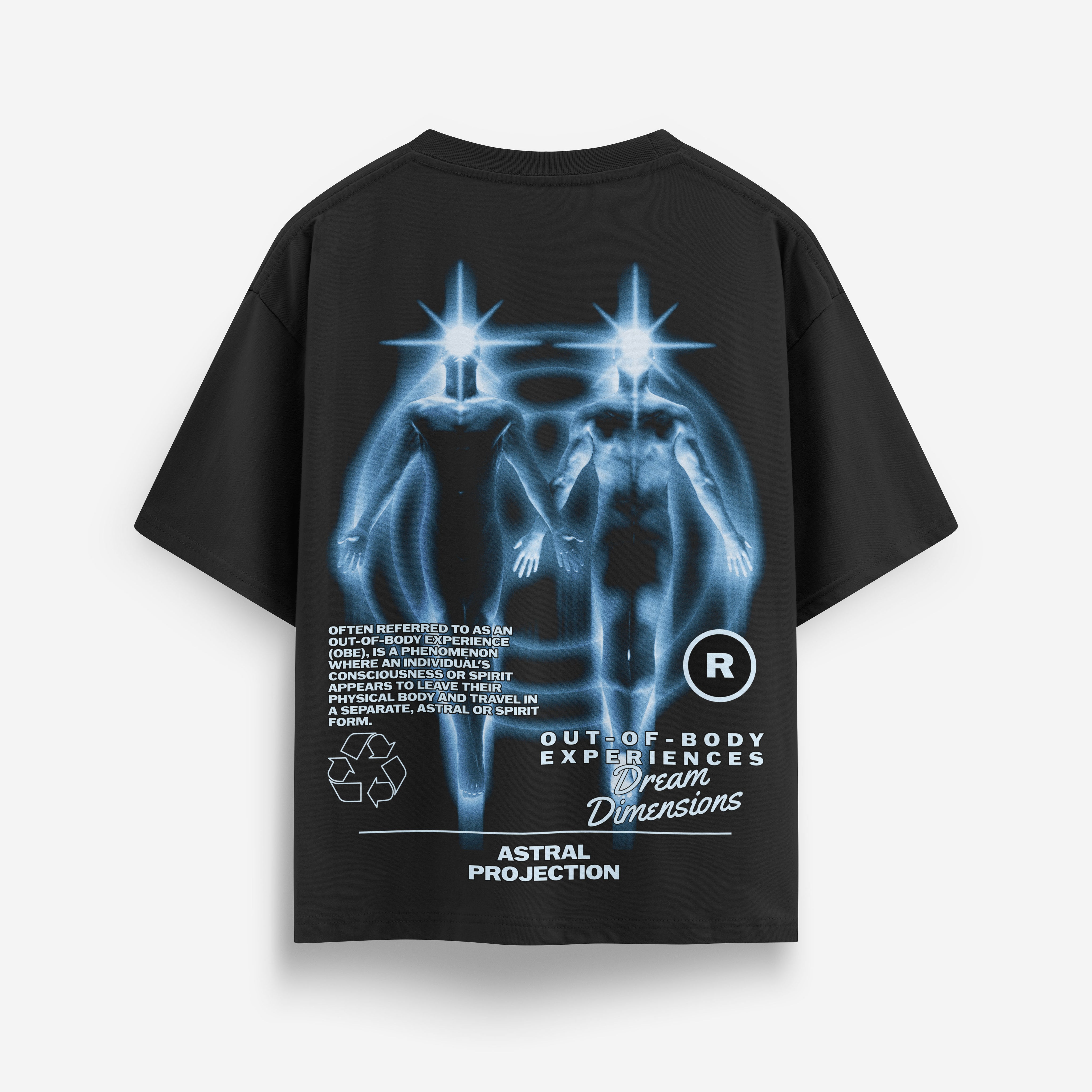 Out of body experiences oversized T-shirt - Jnorss