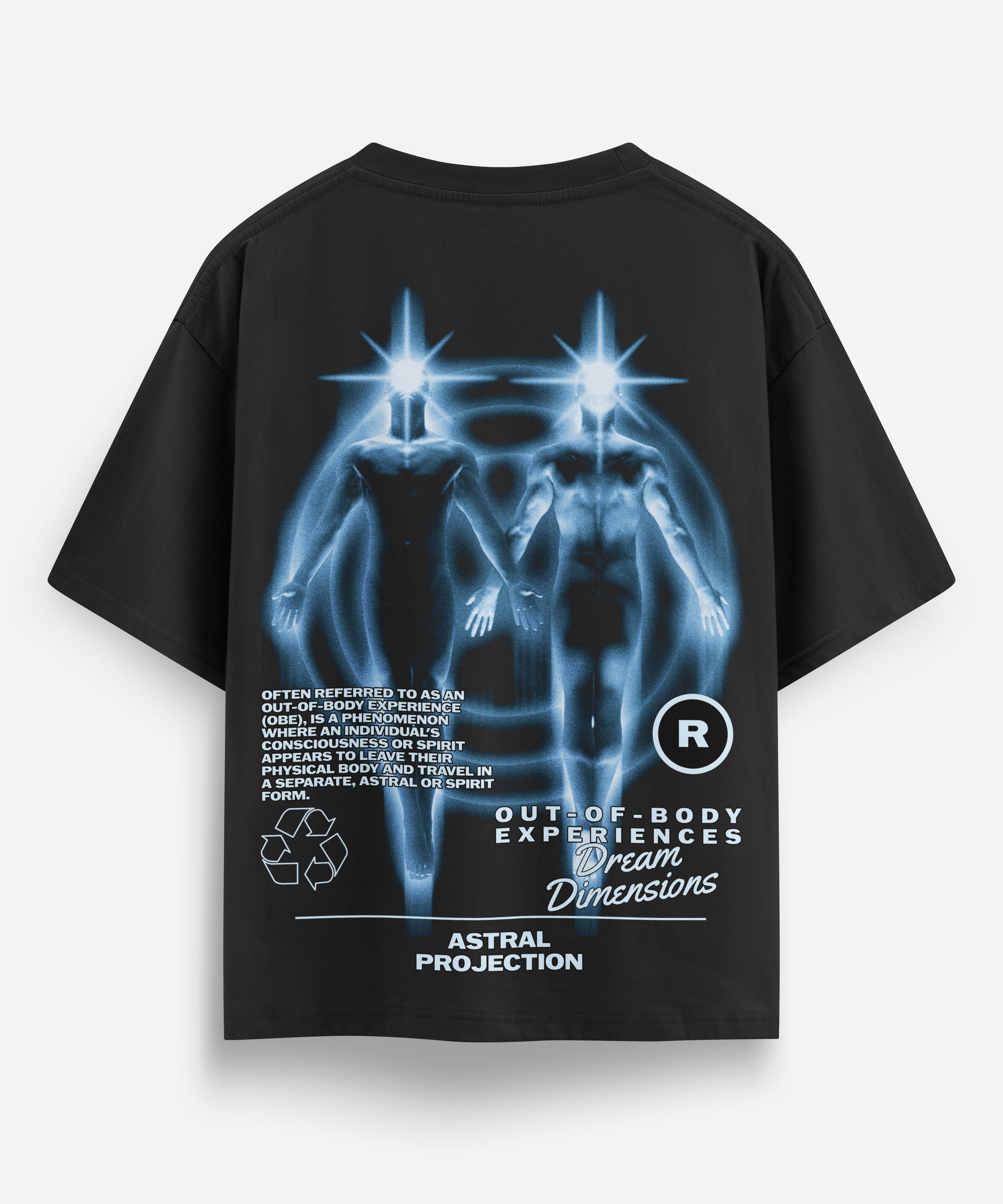Out of body experiences oversized T-shirt - Jnorss