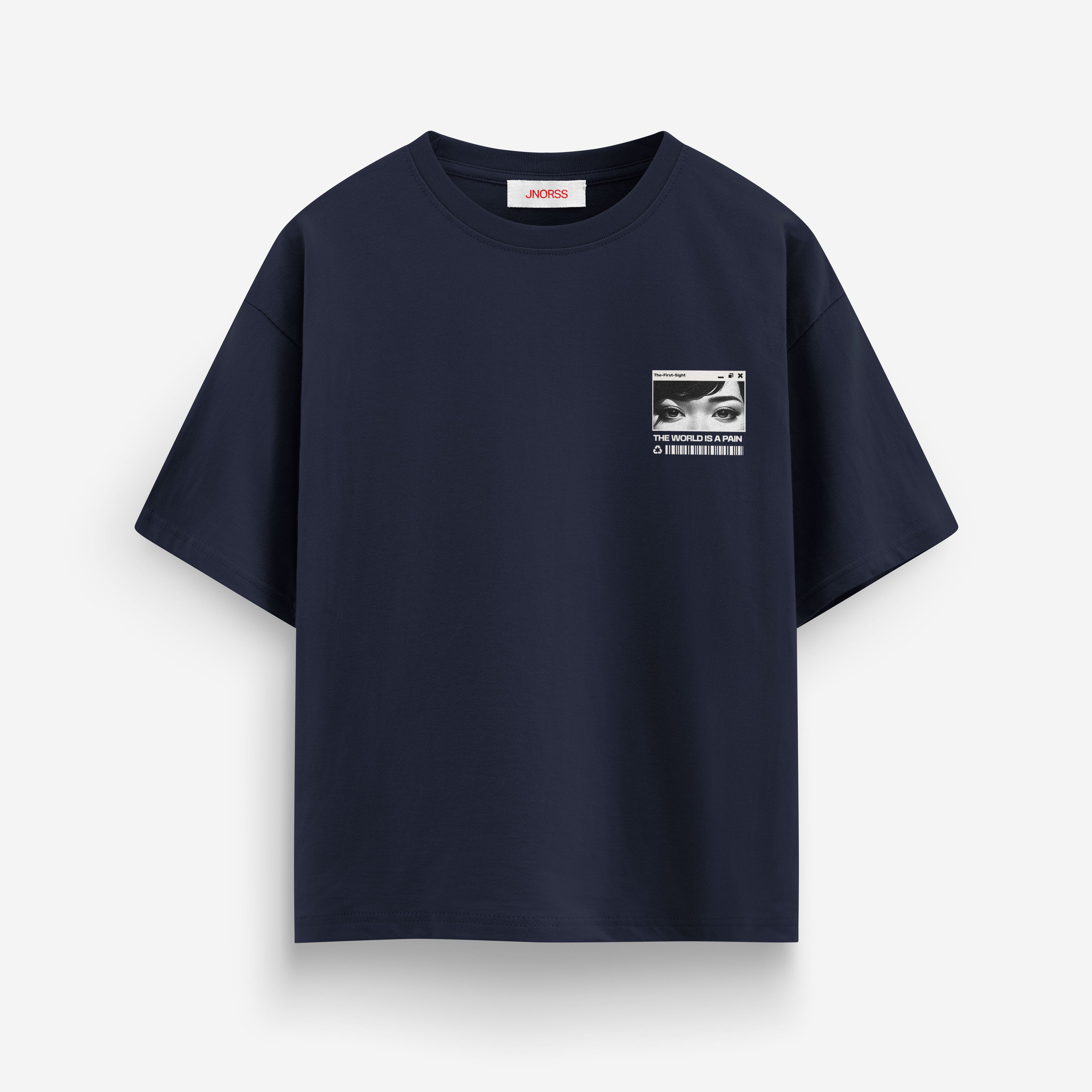 The world is a pain oversized T-shirt - Jnorss