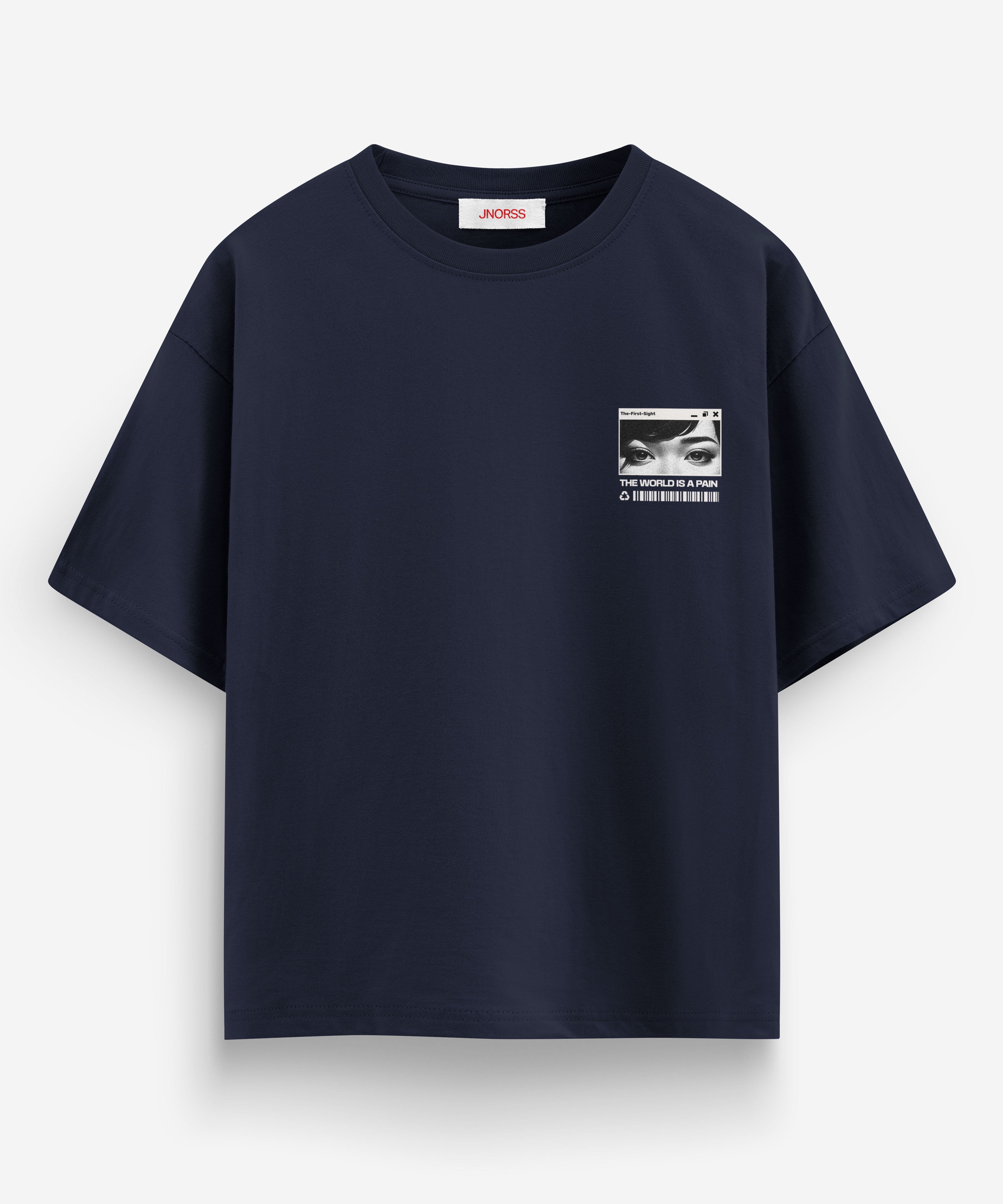The world is a pain oversized T-shirt - Jnorss