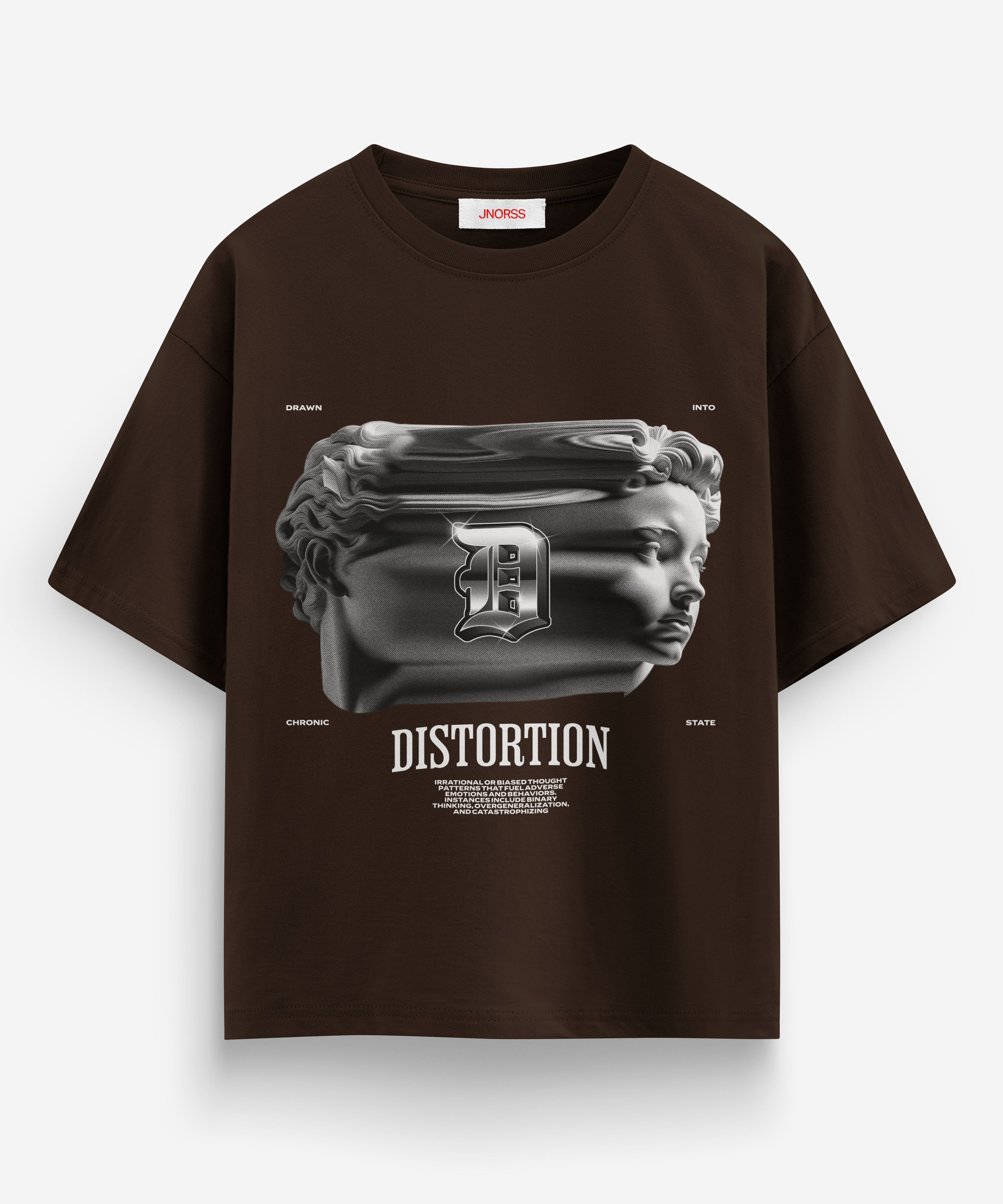 Distortion Oversized T-shirt - Jnorss