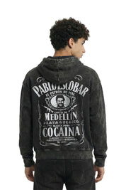 Pablo Escobar Shadow Empire - Acid Wash Hoodie