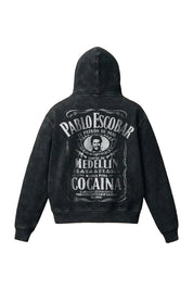 Pablo Escobar Shadow Empire - Acid Wash Hoodie