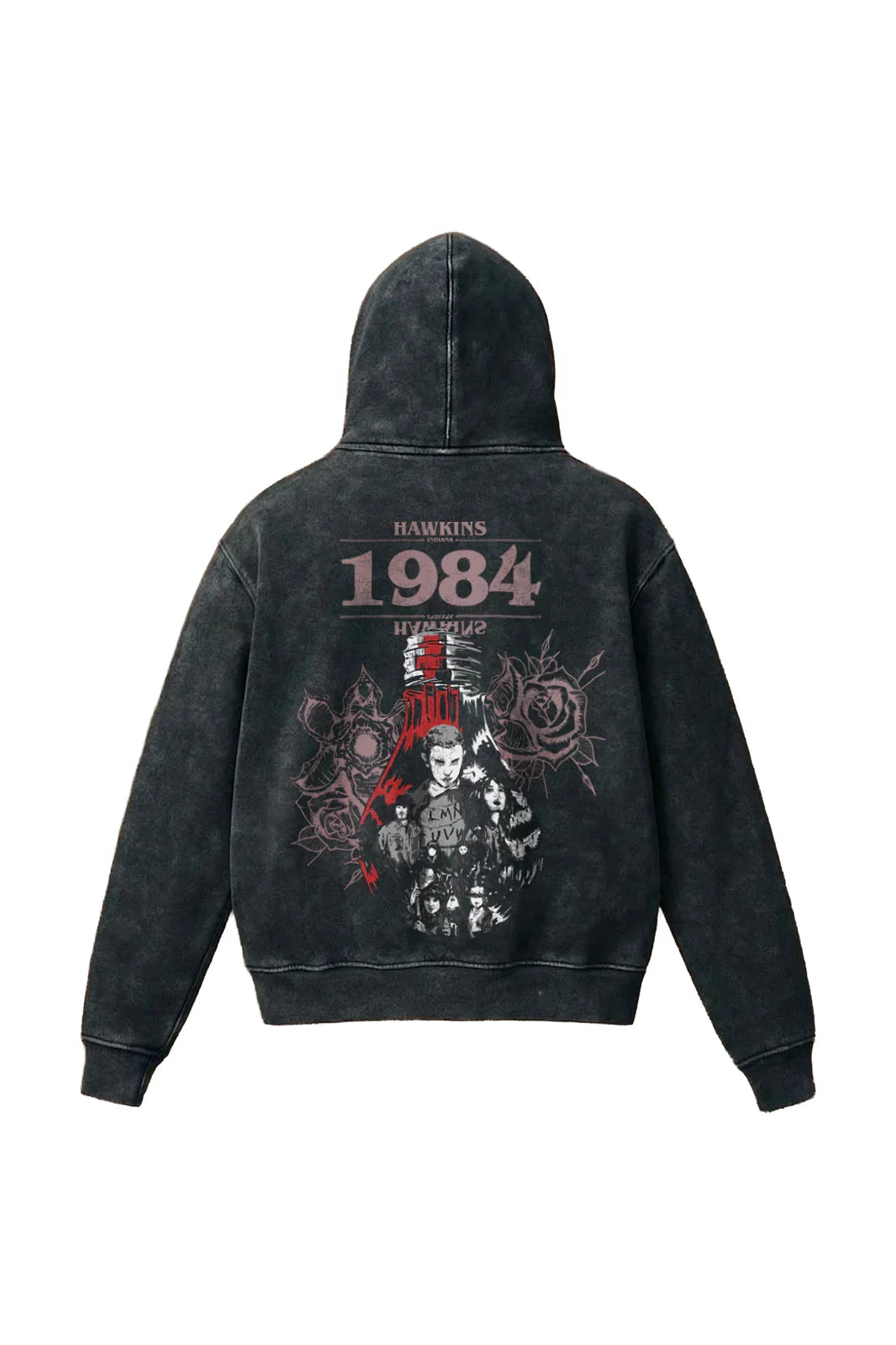 Stranger Things 1984 Red Signal Hoodie - Jnorss
