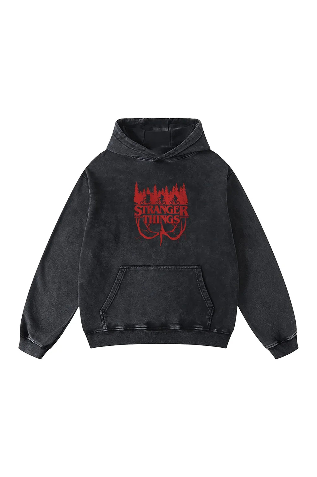 Stranger Things 1984 Red Signal Hoodie - Jnorss