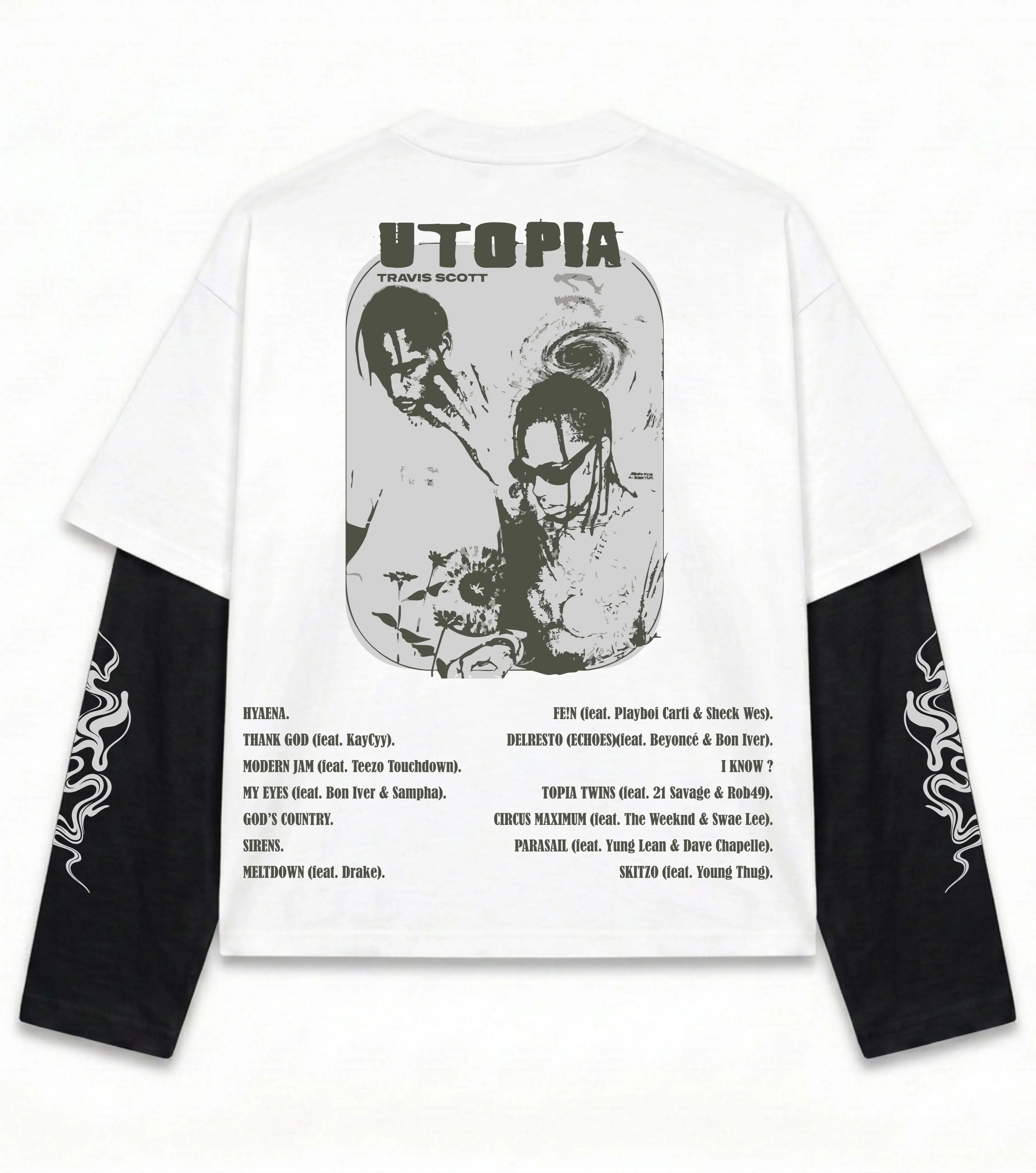 Travis Scott Utopia Chaos LS Tee
