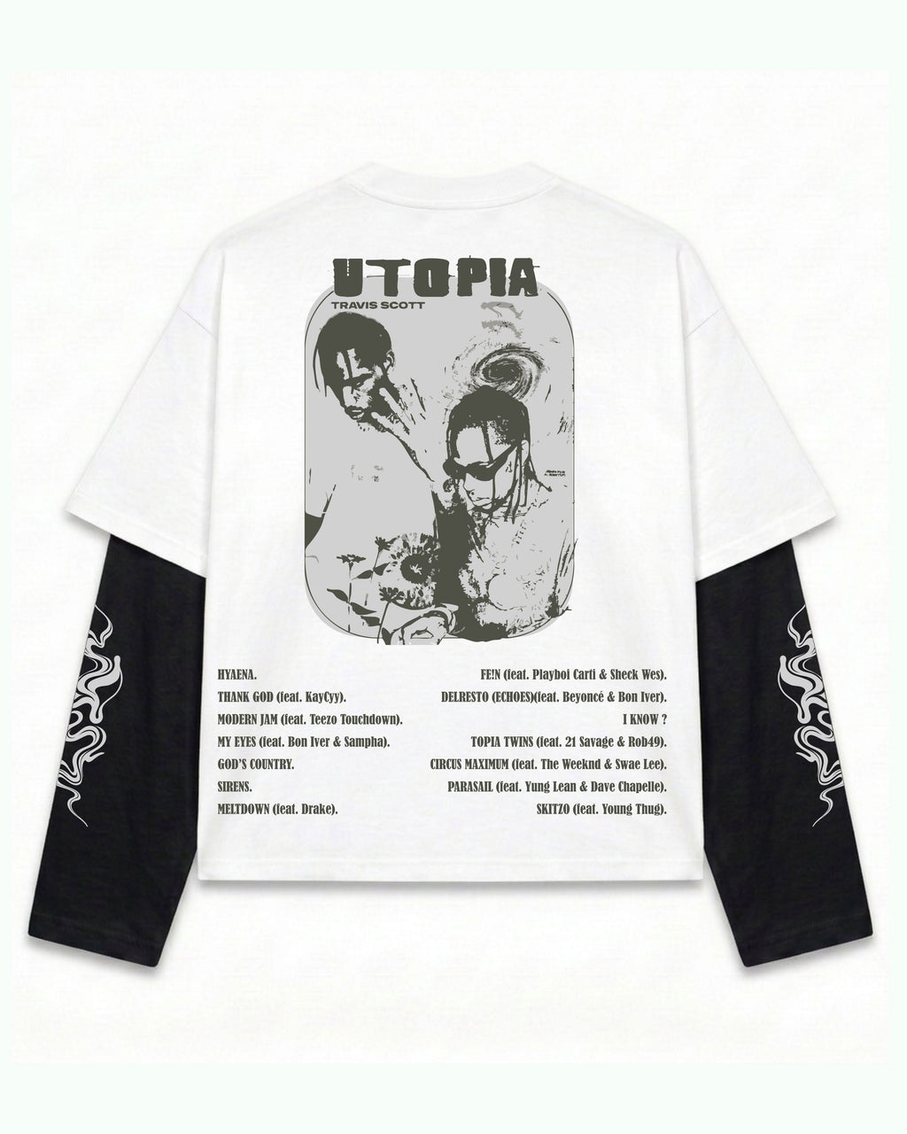 Travis Scott Utopia Chaos LS Tee
