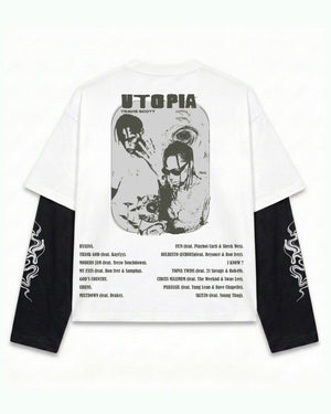 Travis Scott Utopia Chaos LS Tee