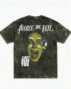 Pierce The Veil Chaos Scream Boxy Acid Wash Tee