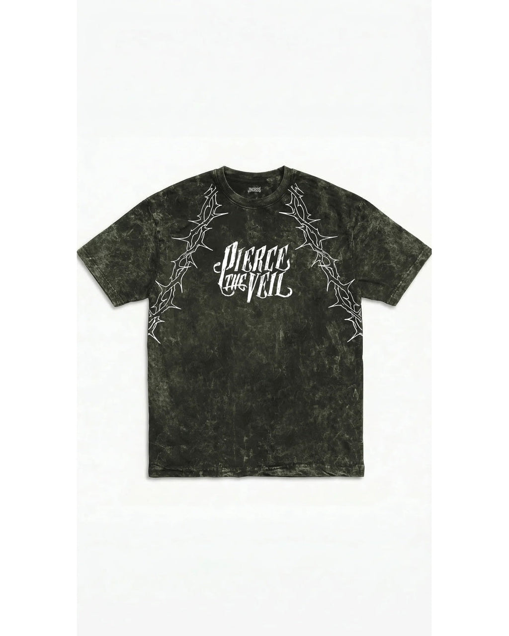 Pierce The Veil Chaos Scream Boxy Acid Wash Tee