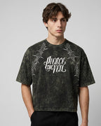 Pierce The Veil Chaos Scream Boxy Acid Wash Tee