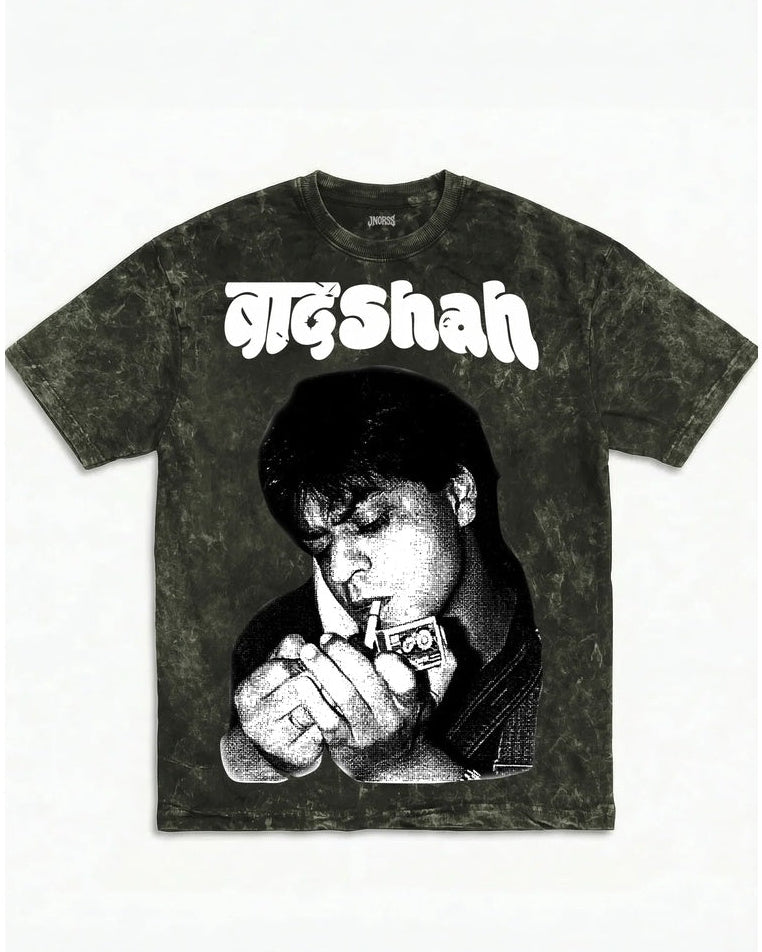 SRK Vintage Smoke Boxy Acid Wash Tee