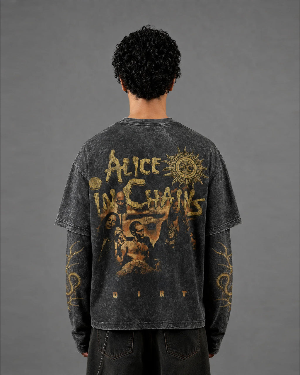 Alice In Chains Oversized Layered Tee