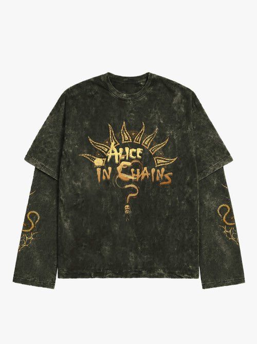 Alice In Chains Oversized Layered Tee