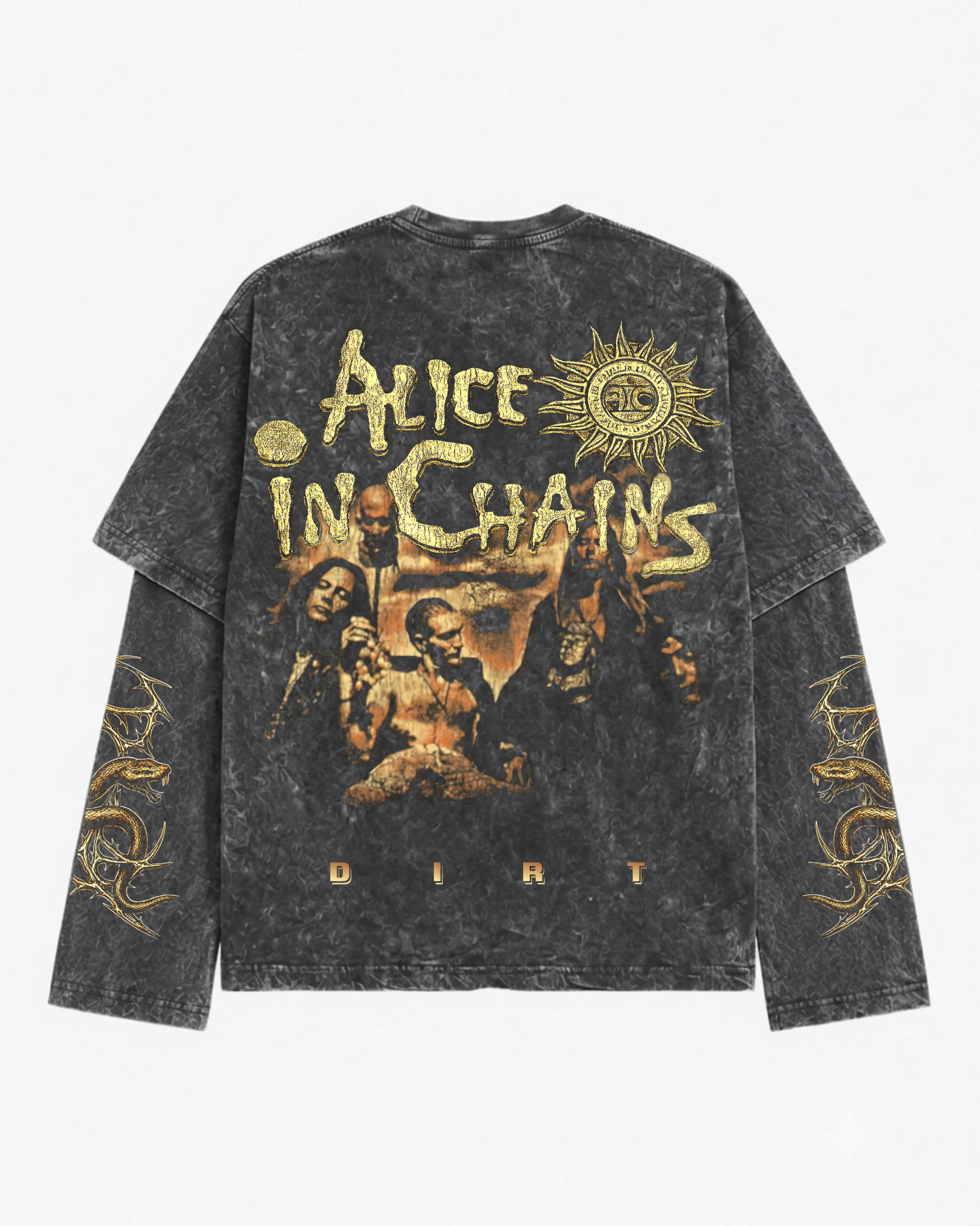 Alice In Chains Oversized Layered Tee
