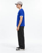 Alpha Star Ringer Tees — side view on model