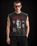 AM/PSY Oversized Vest – front view on model