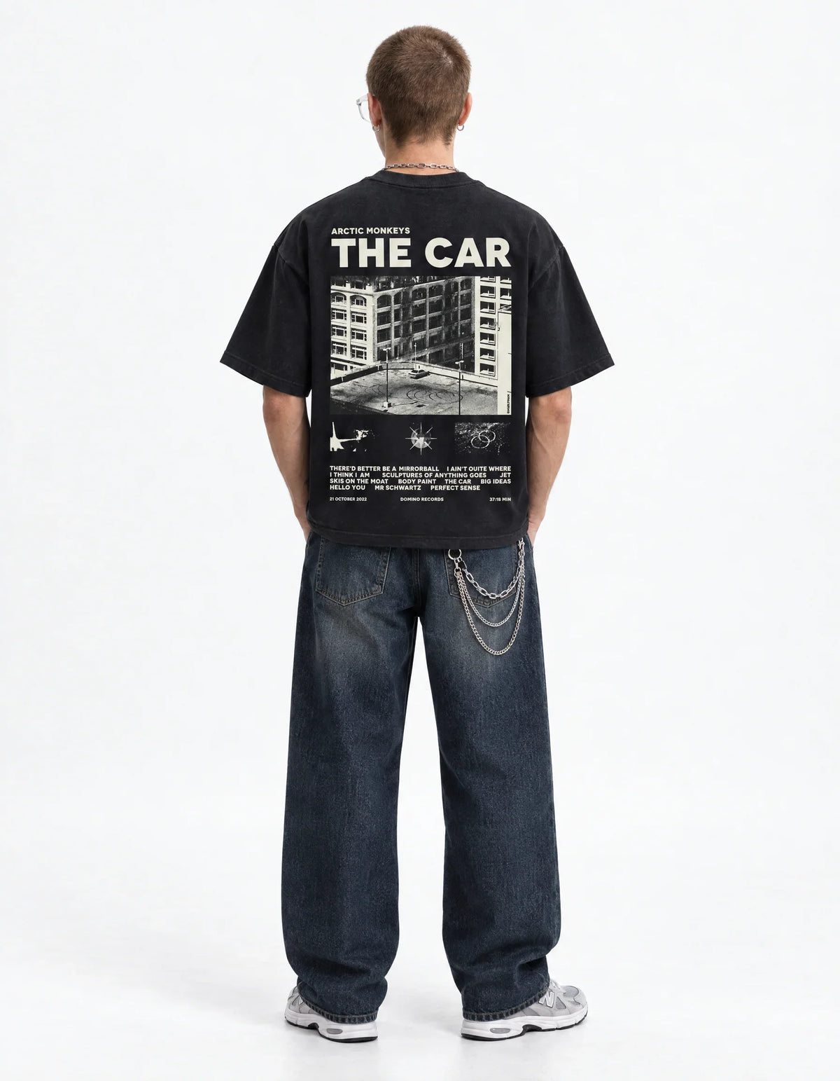 Arctic Monkeys Retro Drive Boxy Tee – back view