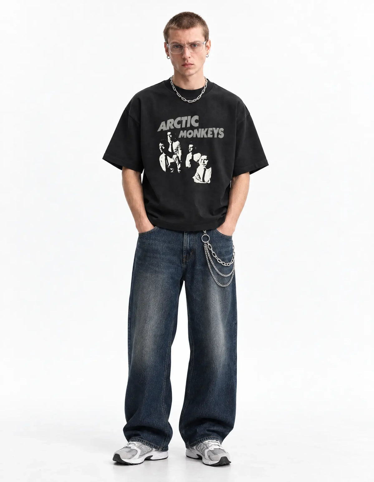 Arctic Monkeys Retro Drive Boxy Tee – front view