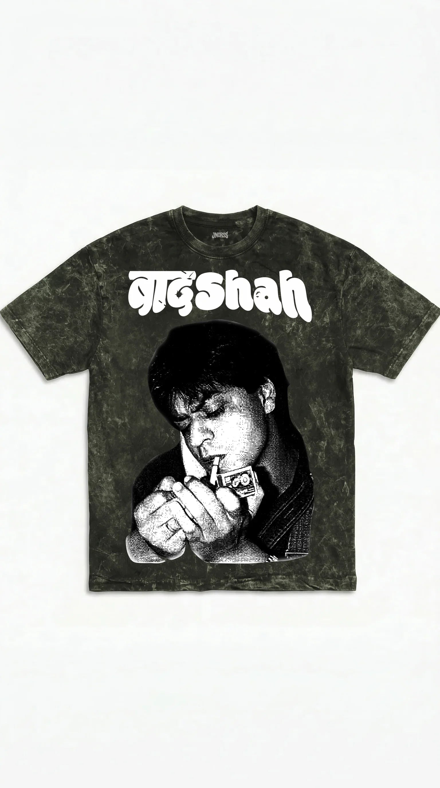 SRK Vintage Smoke Boxy Acid Wash Tee