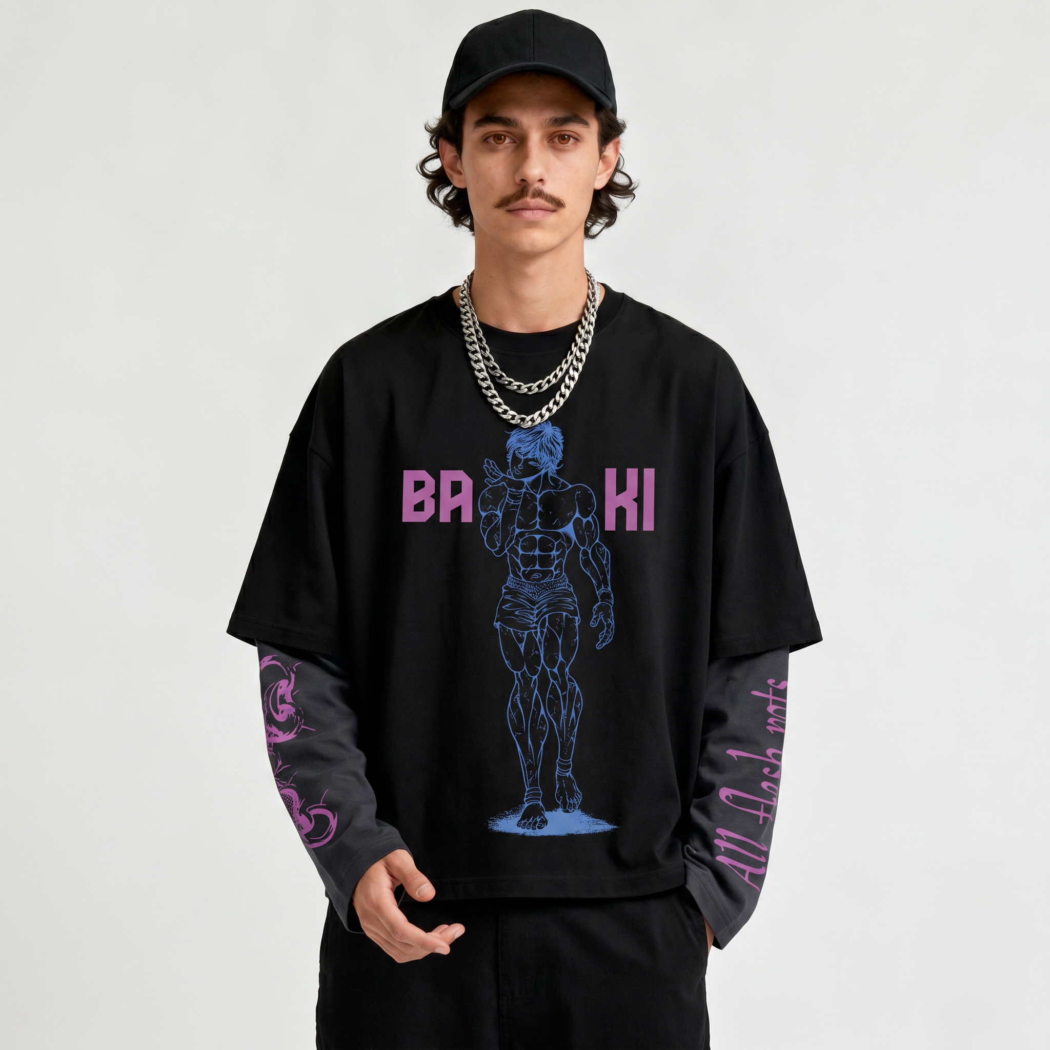 Baki Designed B&G Long Sleeve T-shirt