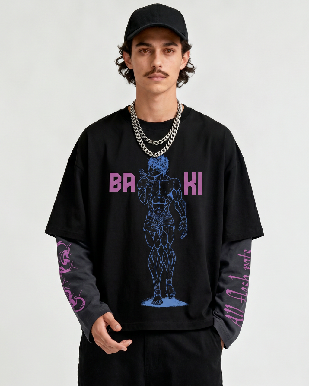 Baki Designed B&G Long Sleeve T-shirt