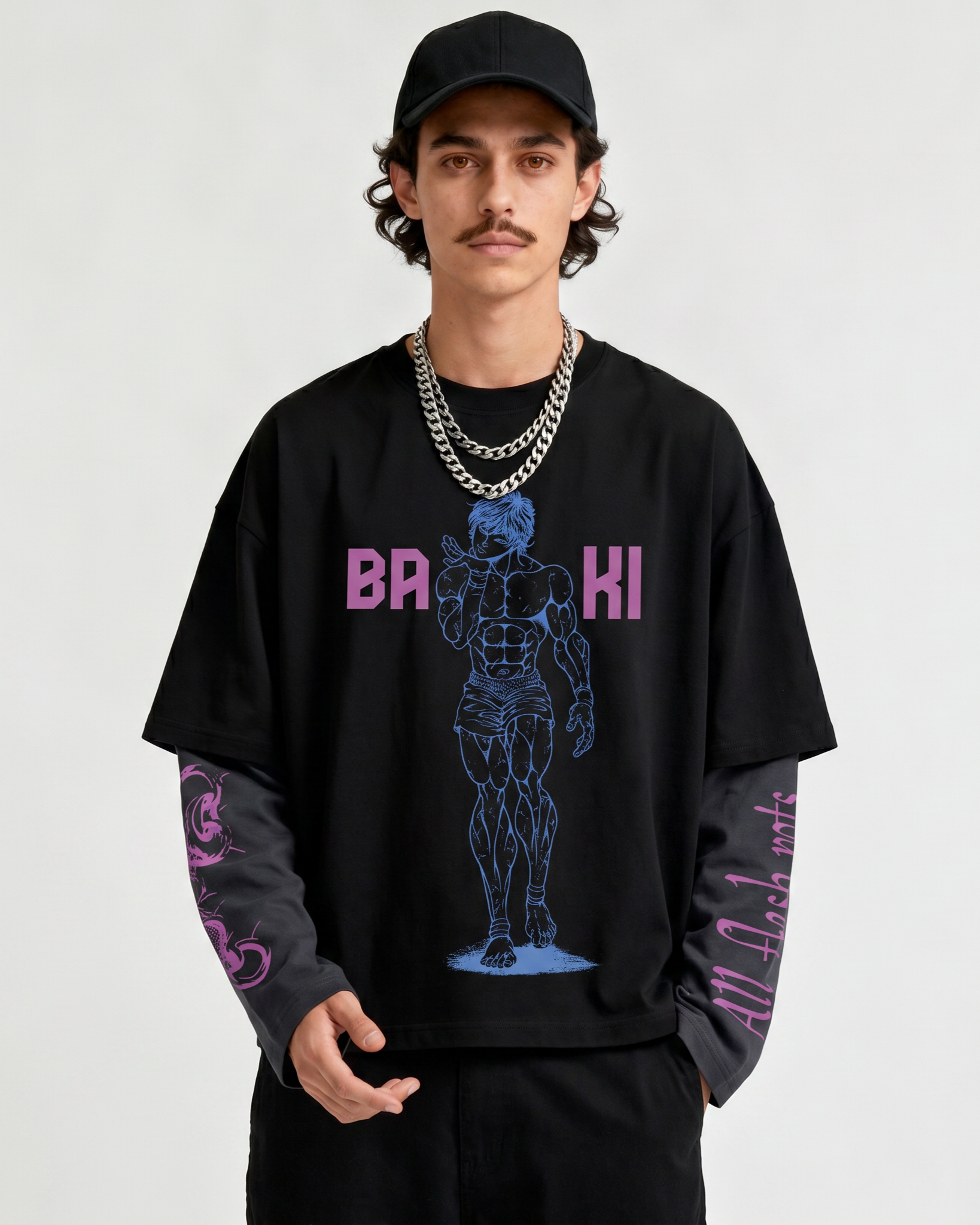 Baki Designed B&G Long Sleeve T-shirt